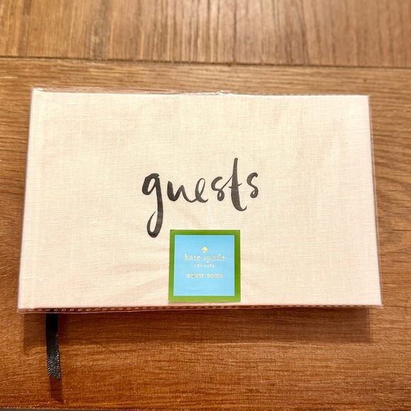 kate spade Other - Kate Spade Guest Book Linen Cover NWT SOLD OUT
